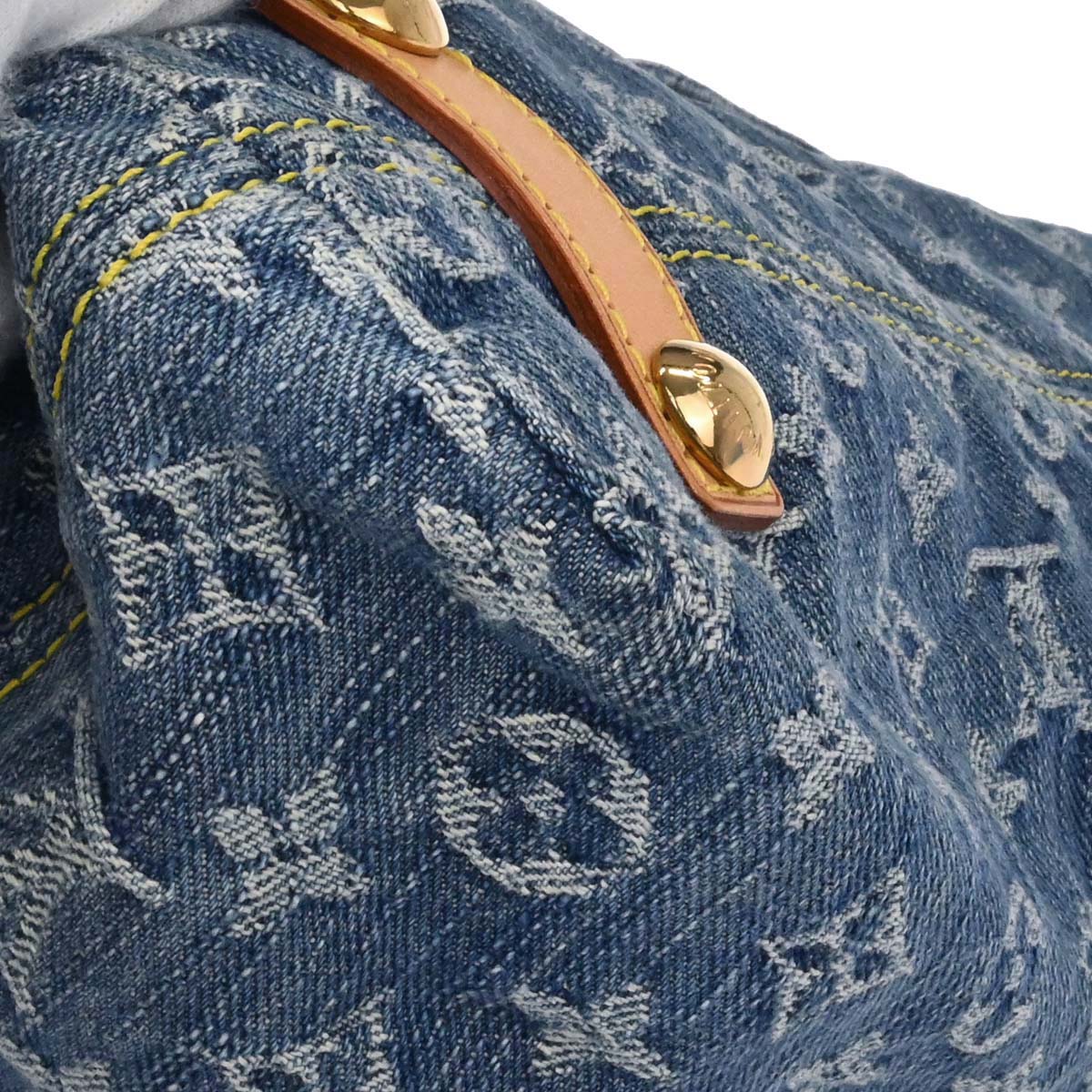 Louis Vuitton Monogram Denim Baggy GM Shoulder Bag M95048