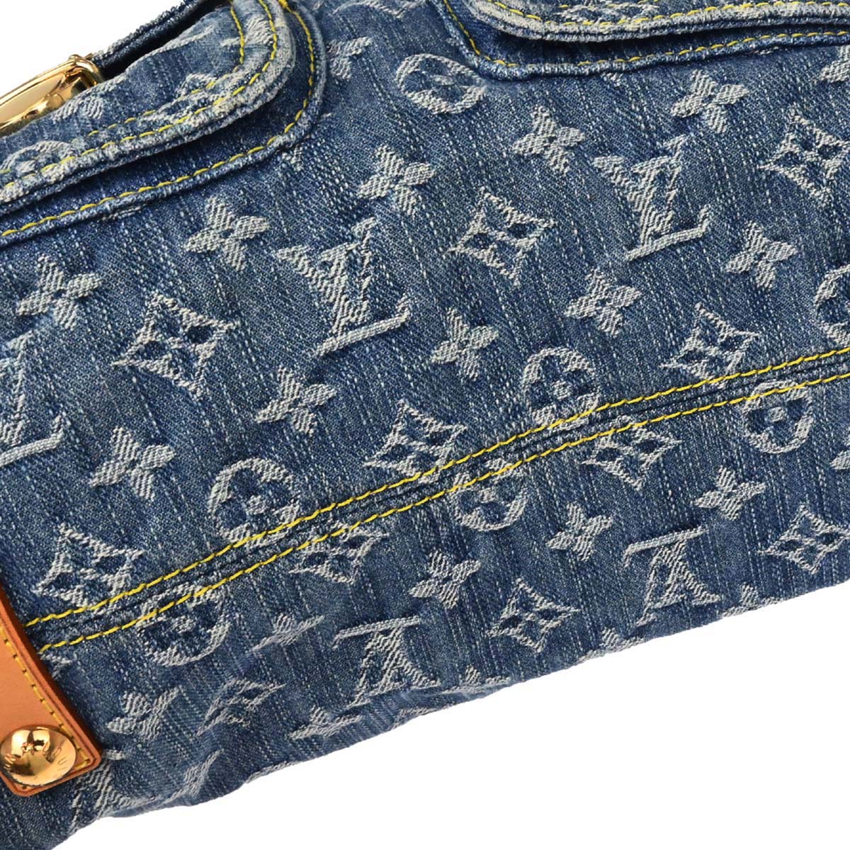 Louis Vuitton Monogram Denim Baggy GM Shoulder Bag M95048