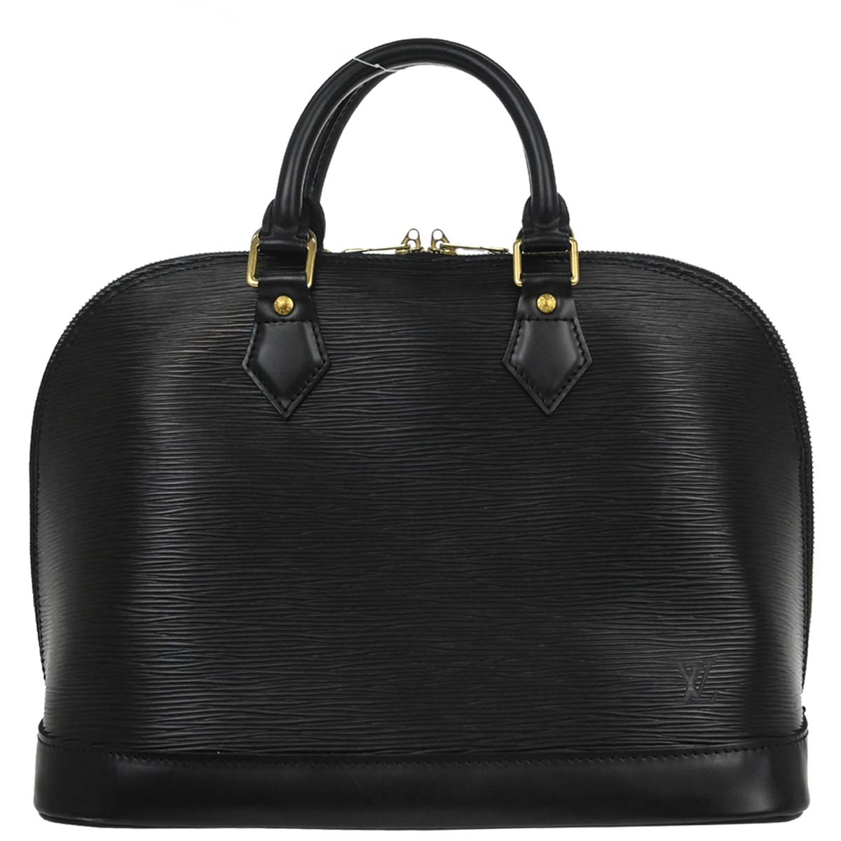 Louis Vuitton Black Epi Alma Handbag M52142