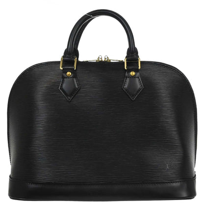 Louis Vuitton Black Epi Alma Handbag M52142