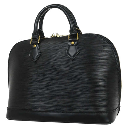 Louis Vuitton Black Epi Alma Handbag M52142