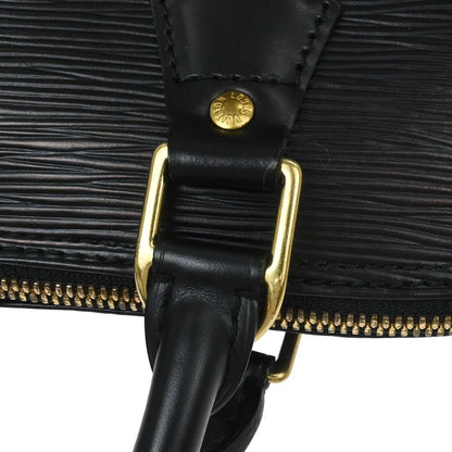 Louis Vuitton Black Epi Alma Handbag M52142