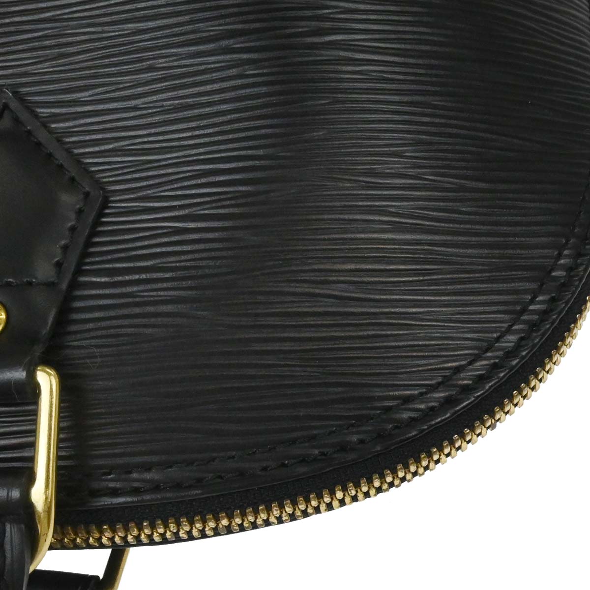 Louis Vuitton Black Epi Alma Handbag M52142