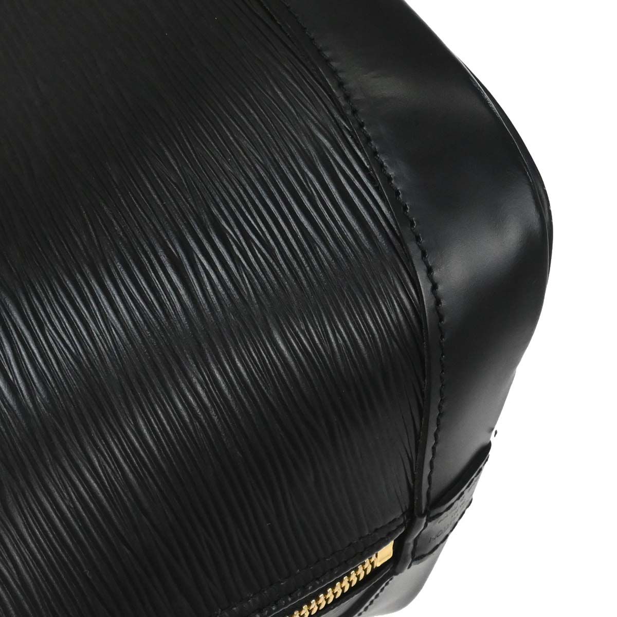 Louis Vuitton Black Epi Alma Handbag M52142