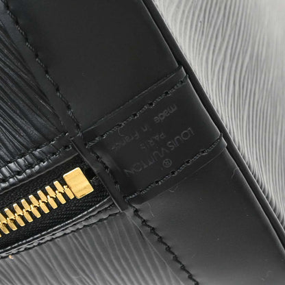 Louis Vuitton Black Epi Alma Handbag M52142