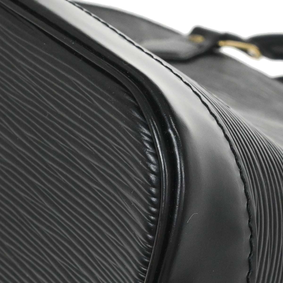 Louis Vuitton Black Epi Alma Handbag M52142