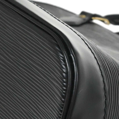 Louis Vuitton Black Epi Alma Handbag M52142