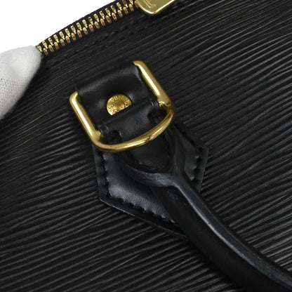 Louis Vuitton Black Epi Alma Handbag M52142