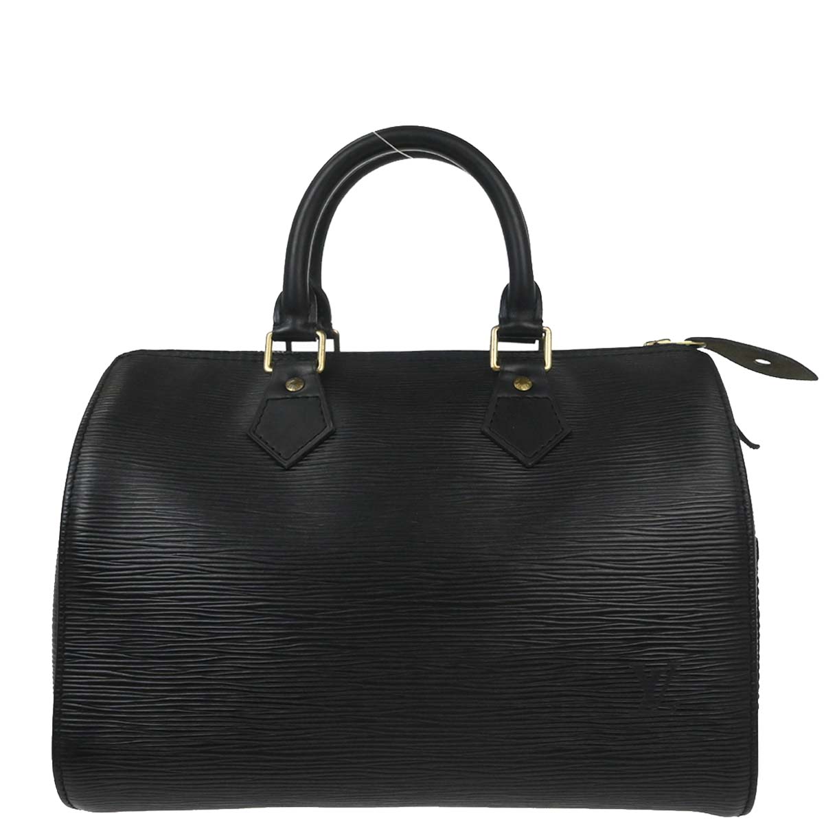 Louis Vuitton Black Epi Speedy 25 Handbag M43012