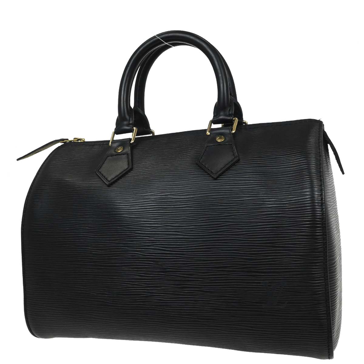 Louis Vuitton Black Epi Speedy 25 Handbag M43012