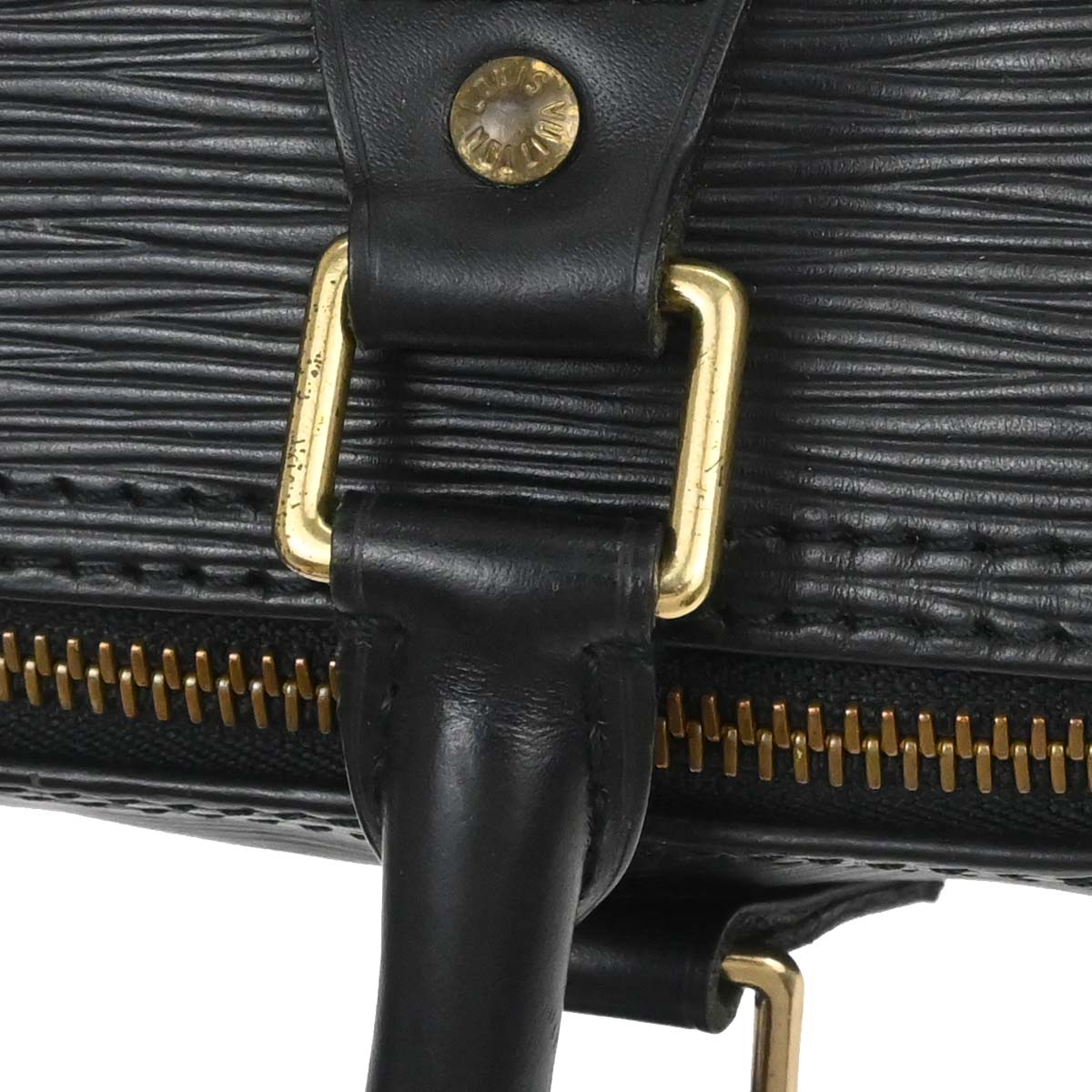 Louis Vuitton Black Epi Speedy 25 Handbag M43012
