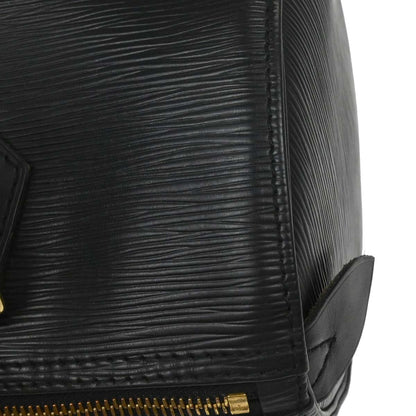 Louis Vuitton Black Epi Speedy 25 Handbag M43012