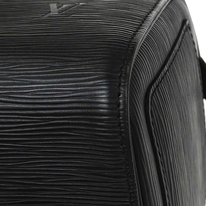 Louis Vuitton Black Epi Speedy 25 Handbag M43012