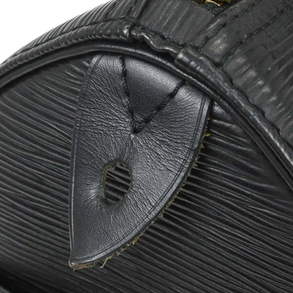Louis Vuitton Black Epi Speedy 25 Handbag M43012