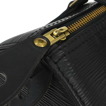 Louis Vuitton Black Epi Speedy 25 Handbag M43012