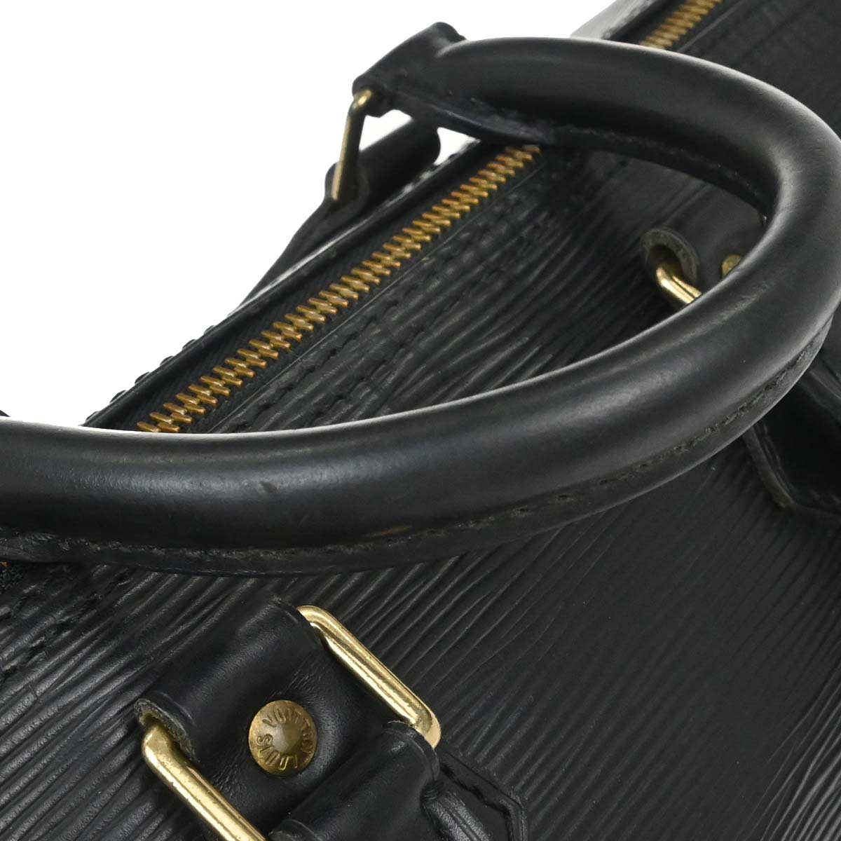 Louis Vuitton Black Epi Speedy 25 Handbag M43012