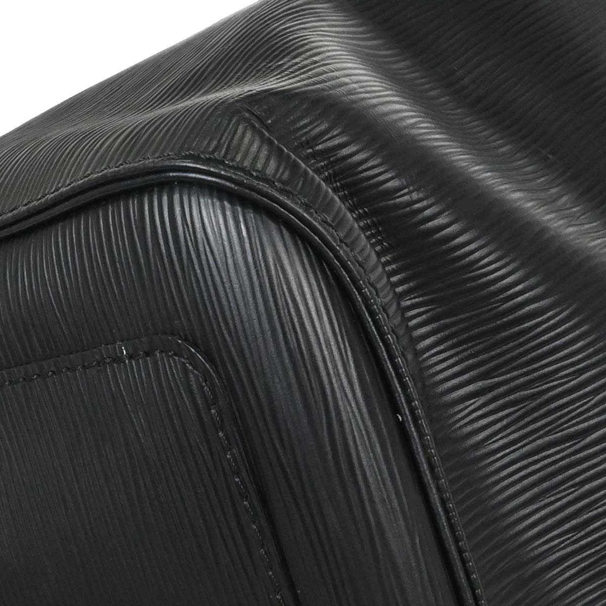 Louis Vuitton Black Epi Keepall 50 Travel Handbag M42962