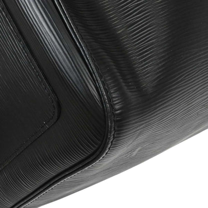 Louis Vuitton Black Epi Keepall 50 Travel Handbag M42962
