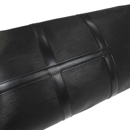 Louis Vuitton Black Epi Keepall 50 Travel Handbag M42962