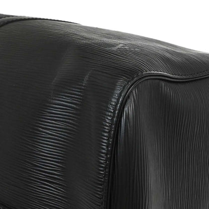 Louis Vuitton Black Epi Keepall 50 Travel Handbag M42962
