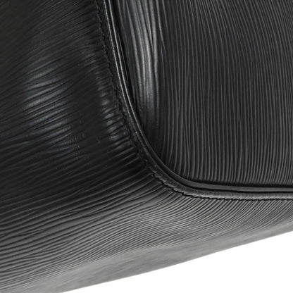 Louis Vuitton Black Epi Keepall 50 Travel Handbag M42962