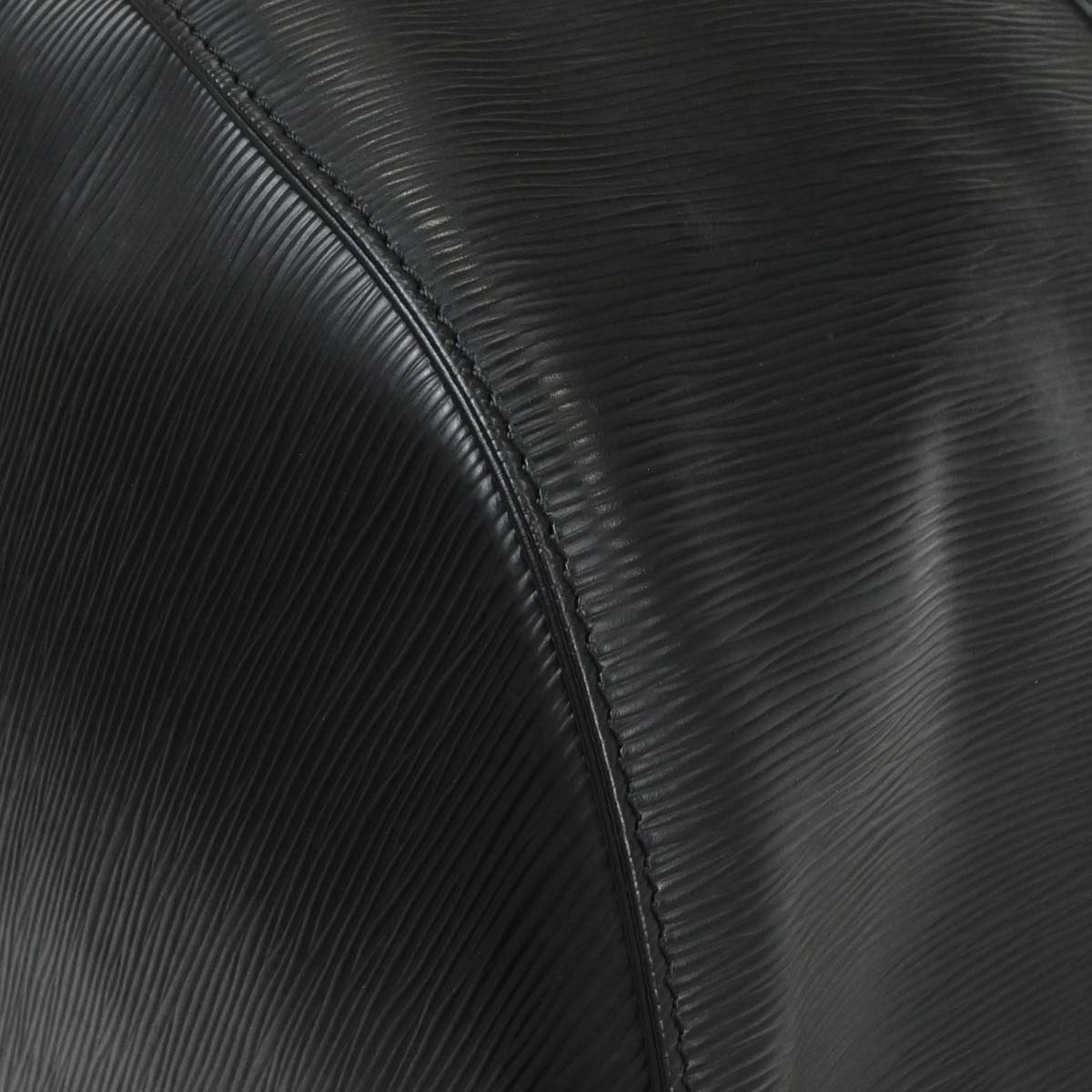 Louis Vuitton Black Epi Keepall 50 Travel Handbag M42962