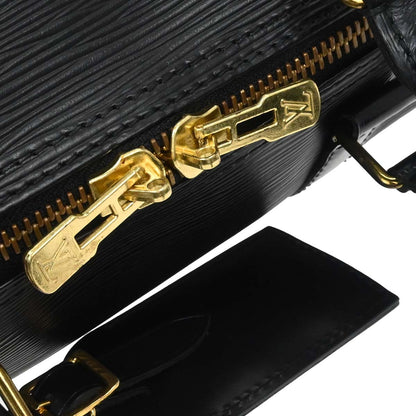 Louis Vuitton Black Epi Keepall 50 Travel Handbag M42962