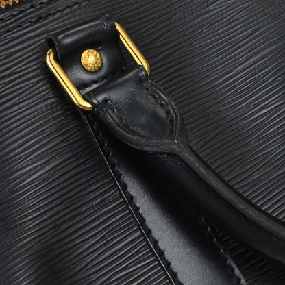 Louis Vuitton Black Epi Keepall 50 Travel Handbag M42962