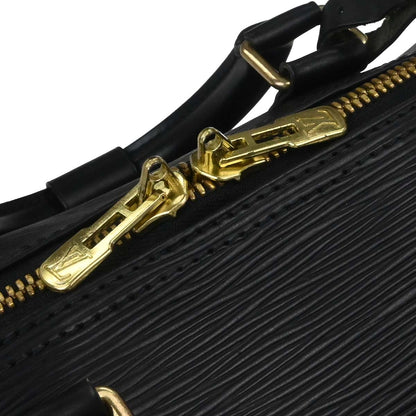 Louis Vuitton Black Epi Keepall 45 Travel Handbag M42972