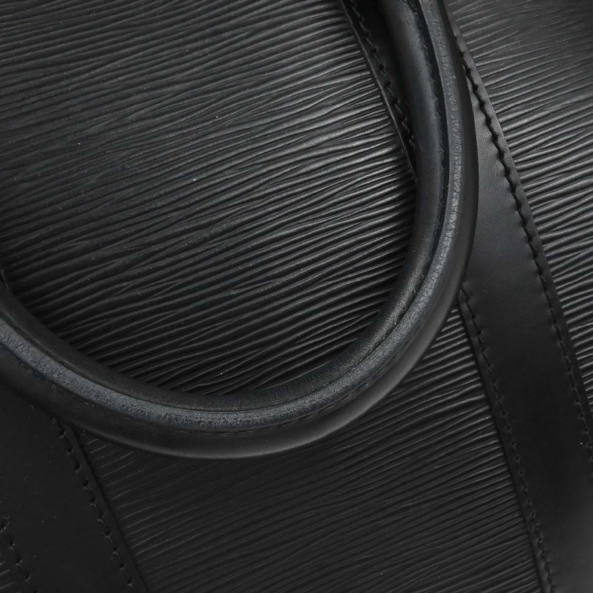 Louis Vuitton Black Epi Keepall 45 Travel Handbag M42972