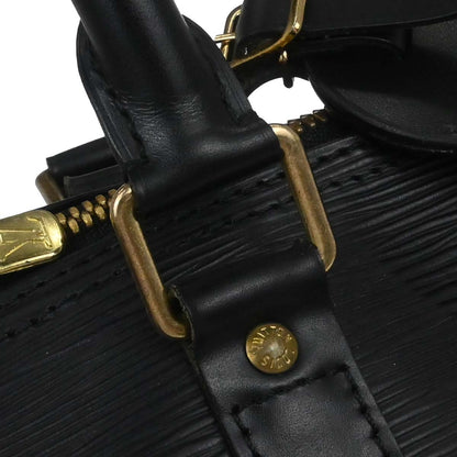Louis Vuitton Black Epi Keepall 45 Travel Handbag M42972