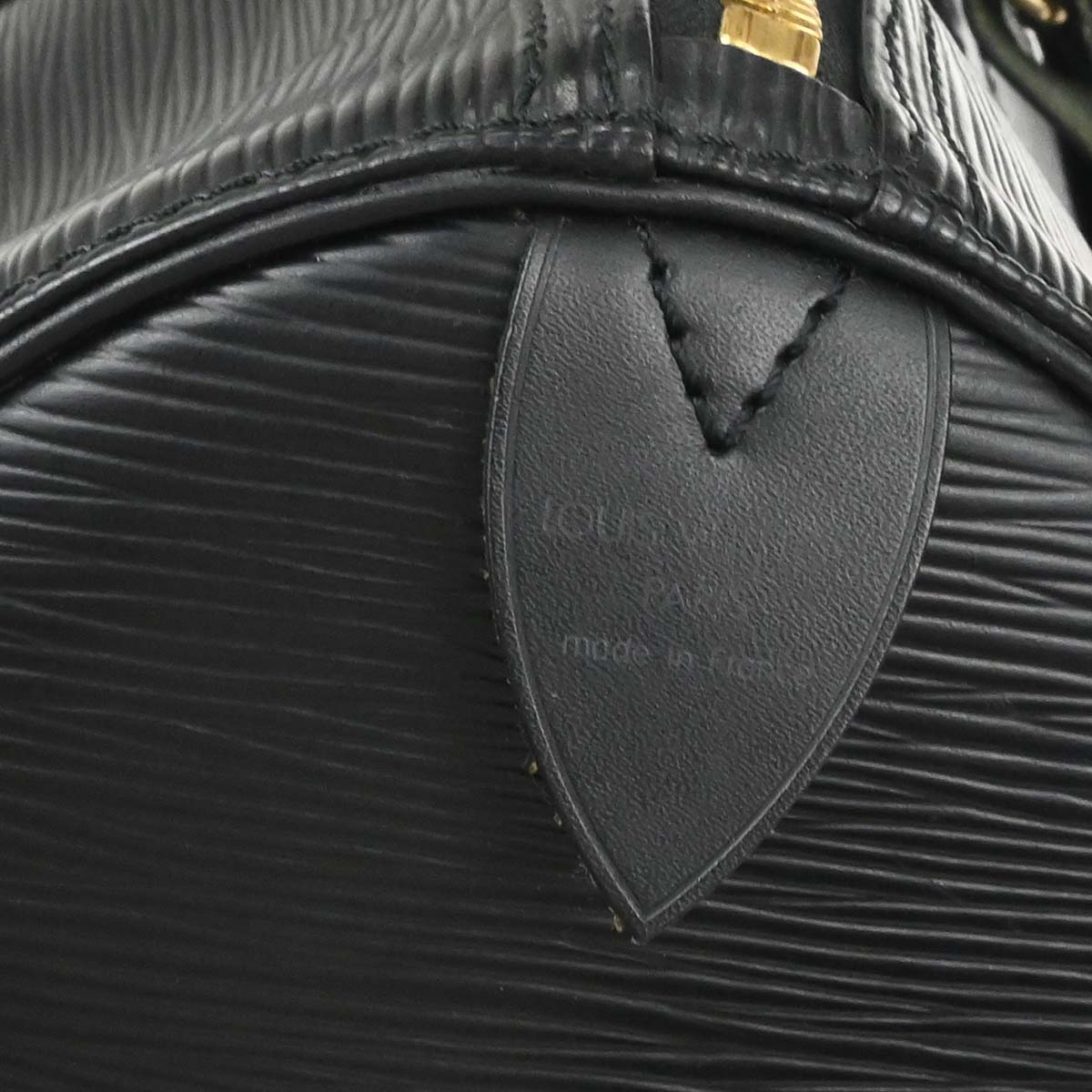 Louis Vuitton Black Epi Keepall 45 Travel Handbag M42972