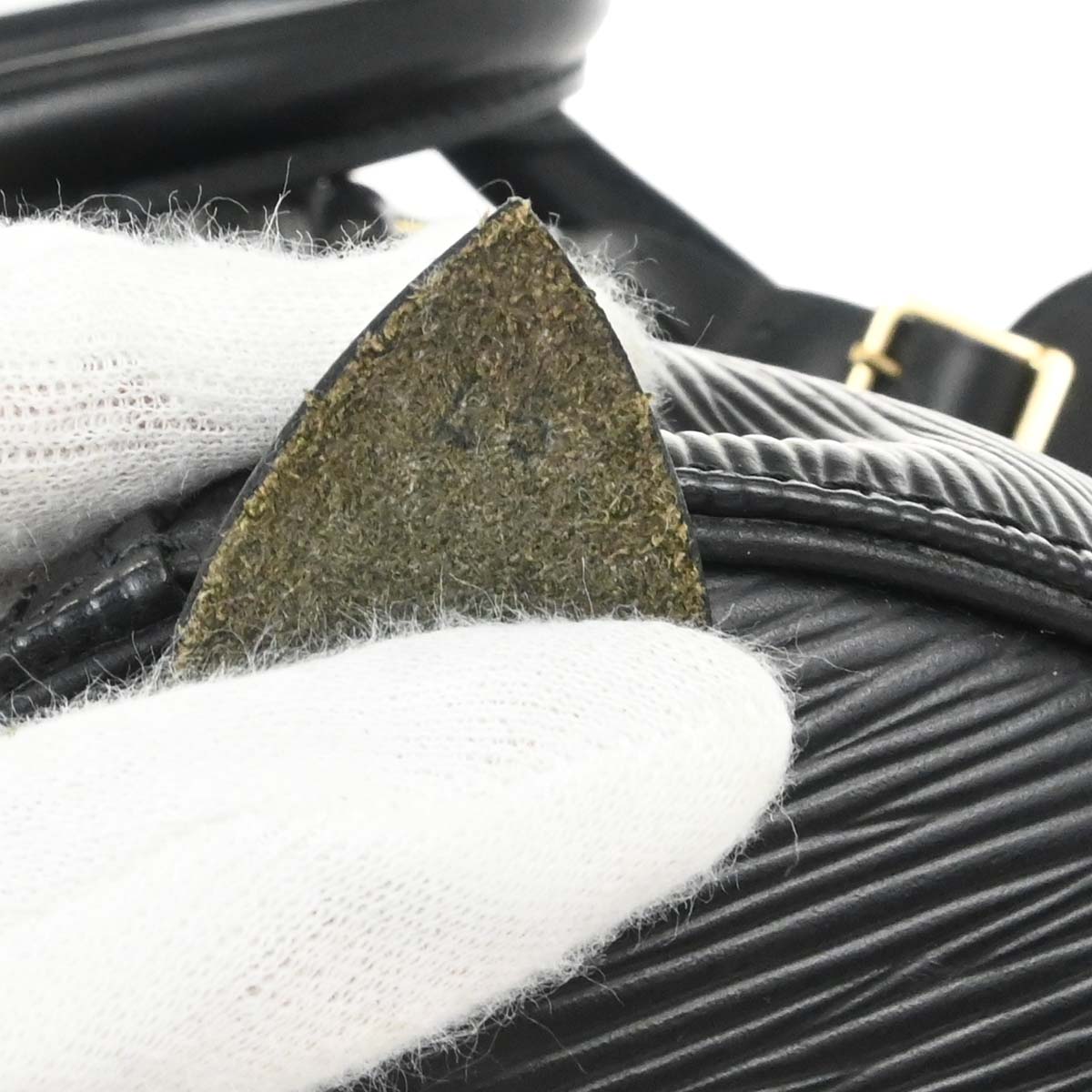 Louis Vuitton Black Epi Keepall 45 Travel Handbag M42972