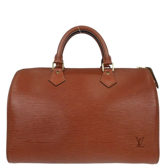 Louis Vuitton Brown Epi Speedy 30 Handbag M43003