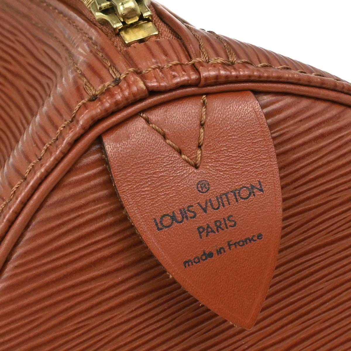 Louis Vuitton Brown Epi Speedy 30 Handbag M43003