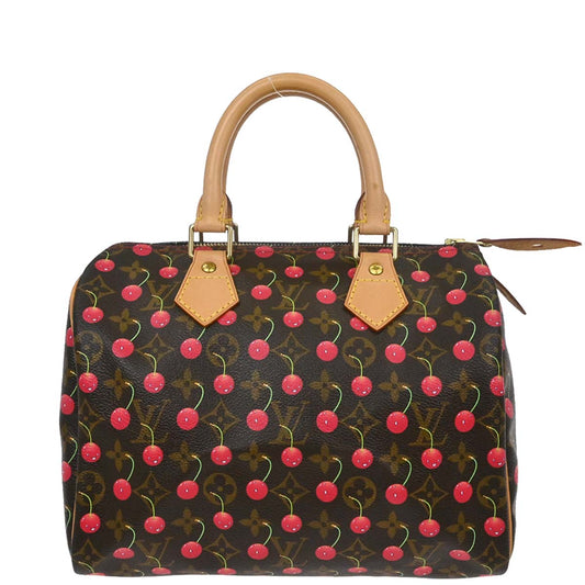 Louis Vuitton Monogram Cherry Speedy 25 Handbag M95009