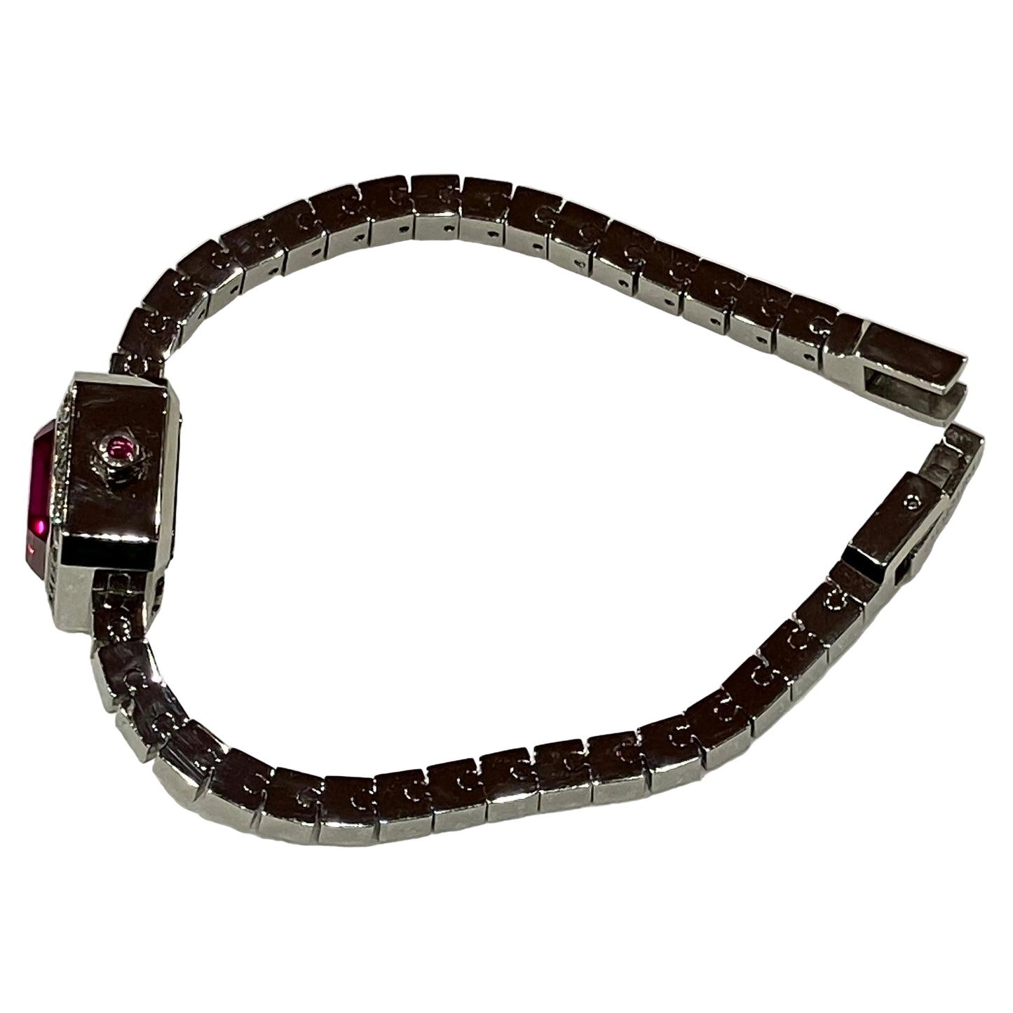 Corum Sugar Cube Ref.137.424.47 Quartz Watch SS Diamond