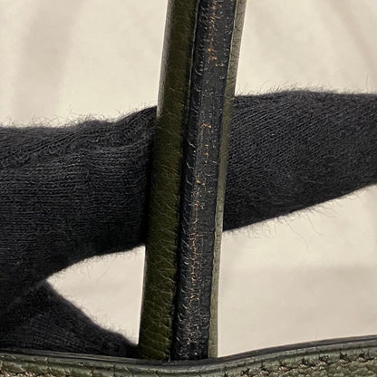Hermes Vert Olive Taurillon Clemence Birkin 35 Handbag