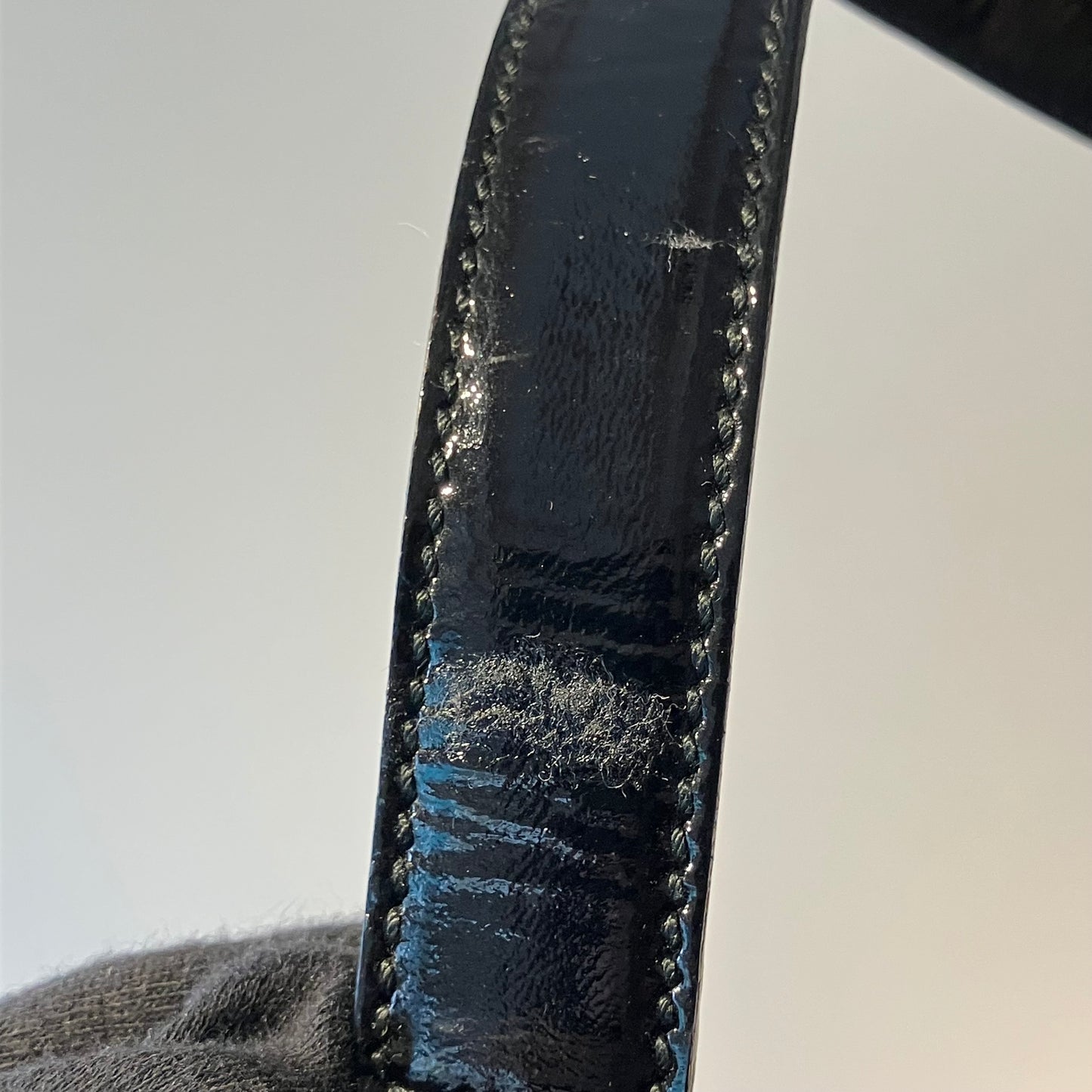 Yves Saint Laurent Black Leather Rive Gauche Muse Handbag