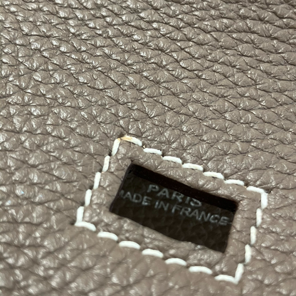 Hermes Etoupe Gray Togo Birkin 35 Handbag