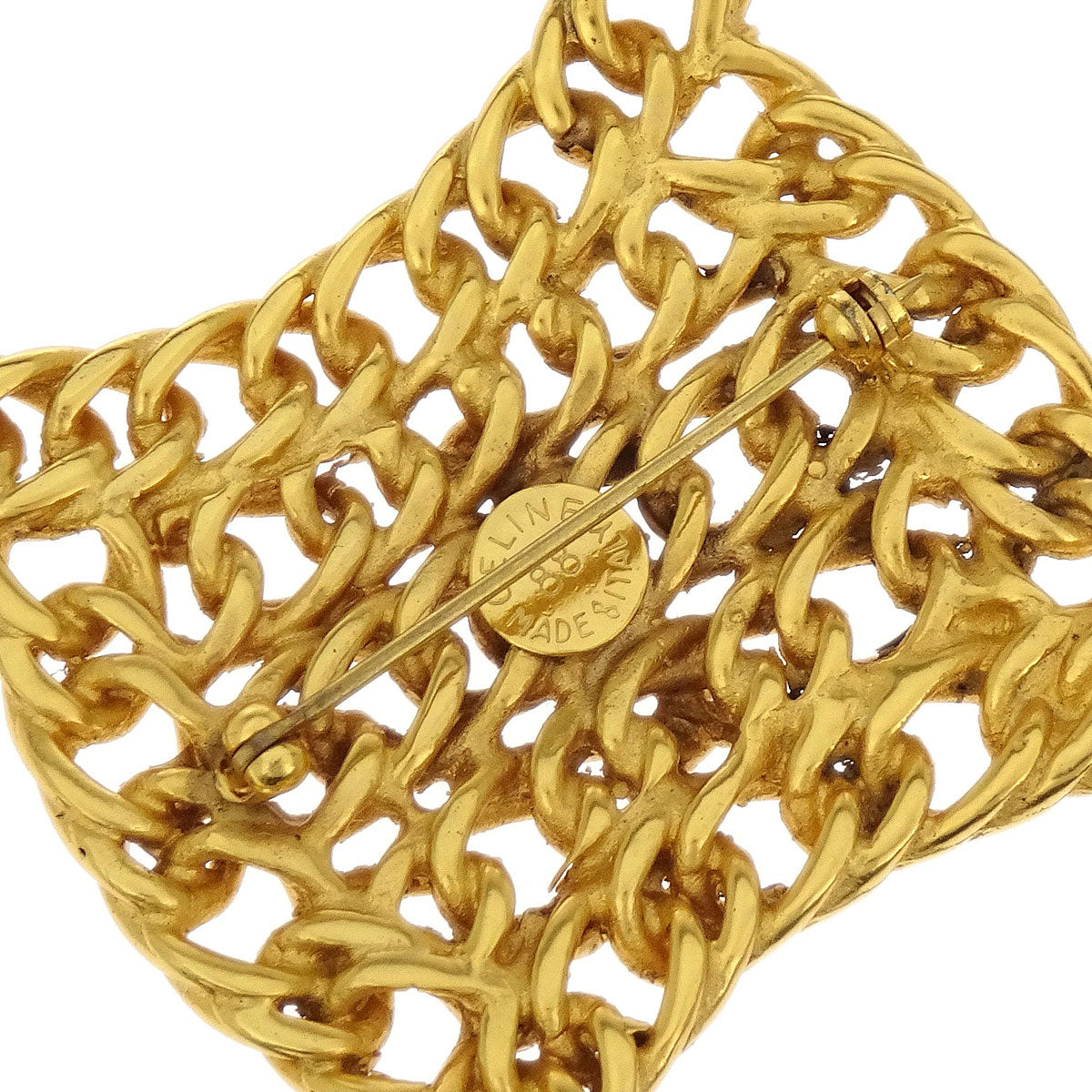 Celine Brooch Pin Gold 88