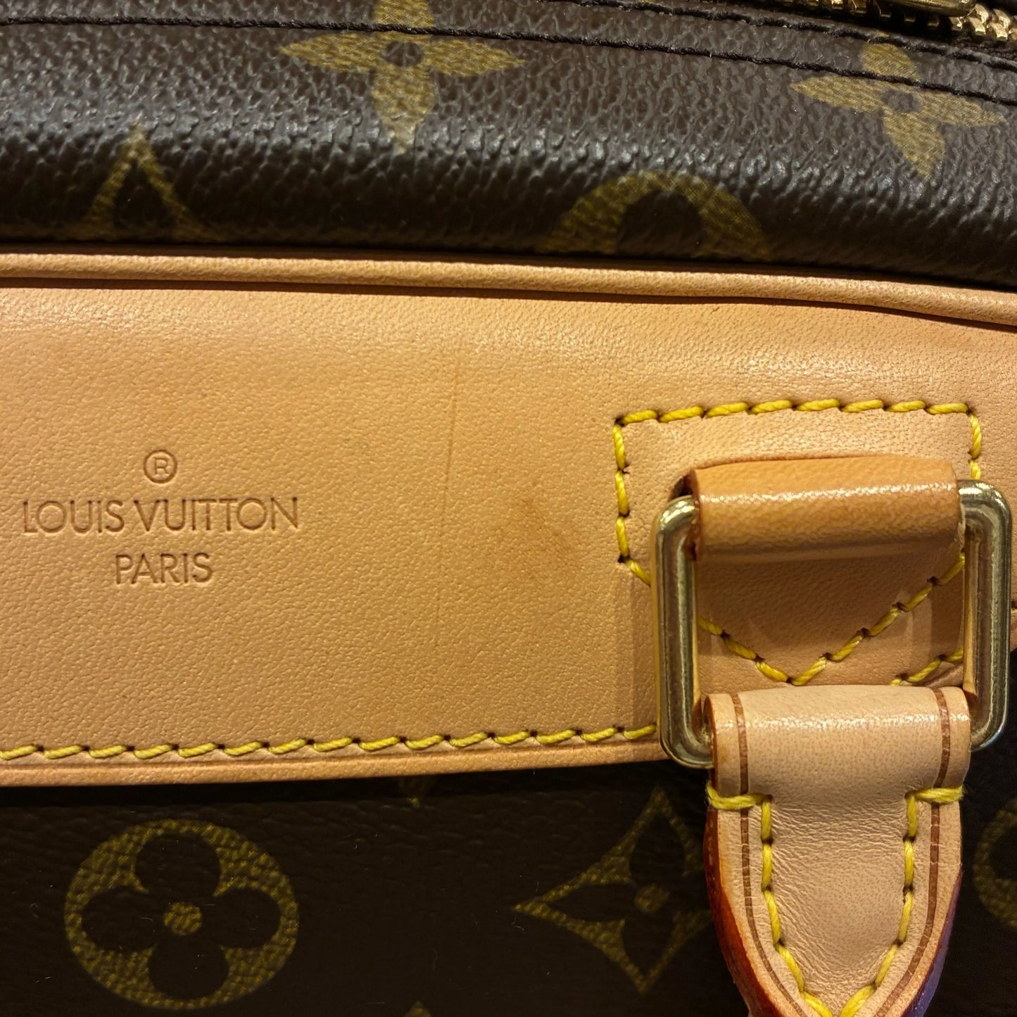 Louis Vuitton 2004 Monogram Trouville Handbag M42228