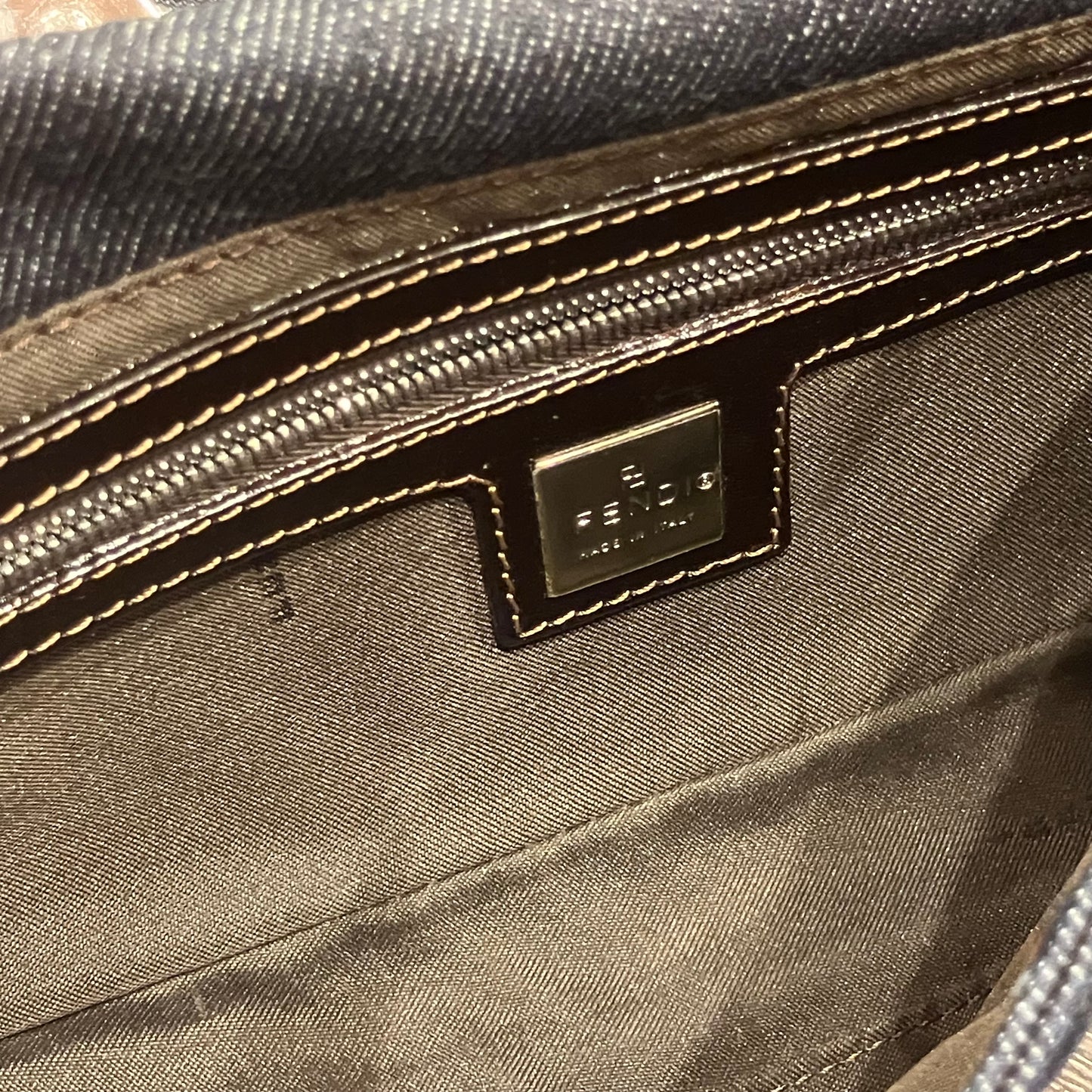 Fendi Navy Denim Handbag