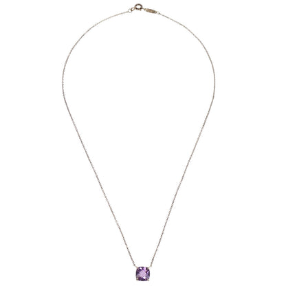 Tiffany & Co. Sparklers Pendant Necklace SV925 Amethyst Silver