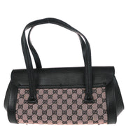 Gucci Black GG Bamboo Handbag