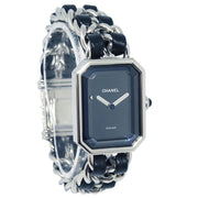 Chanel Premiere Watch Silver Black #S