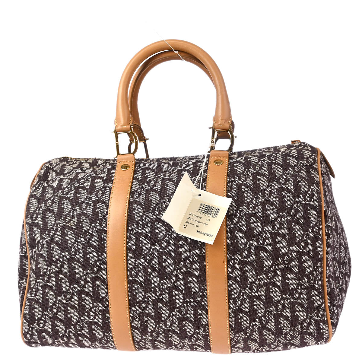 Christian Dior 2002 Brown Trotter Duffle Handbag