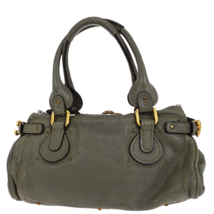 Chloe Khaki Paddington Medium Handbag