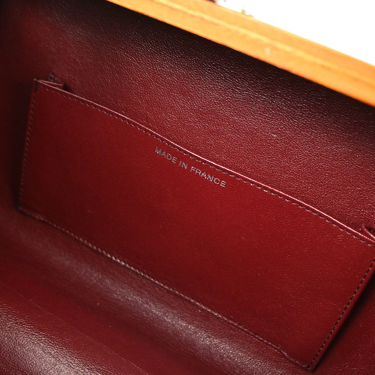 Chanel 1994-1996 Brown Black Wood Vanity Handbag Box