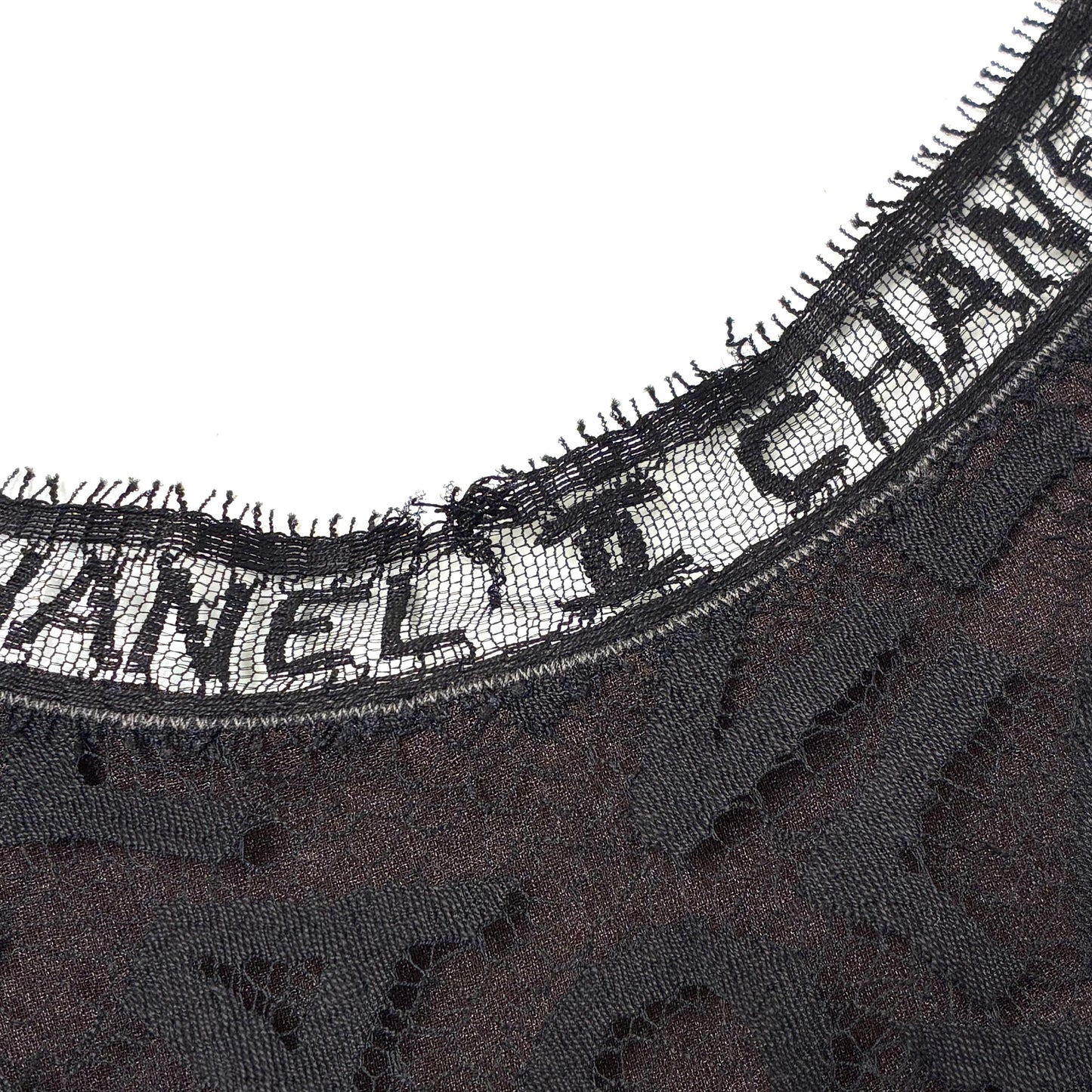 Chanel 1998秋季徽标式蕾丝连衣裙＃38